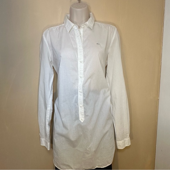 Lacoste White S-M Tunic button down - Picture 7 of 7